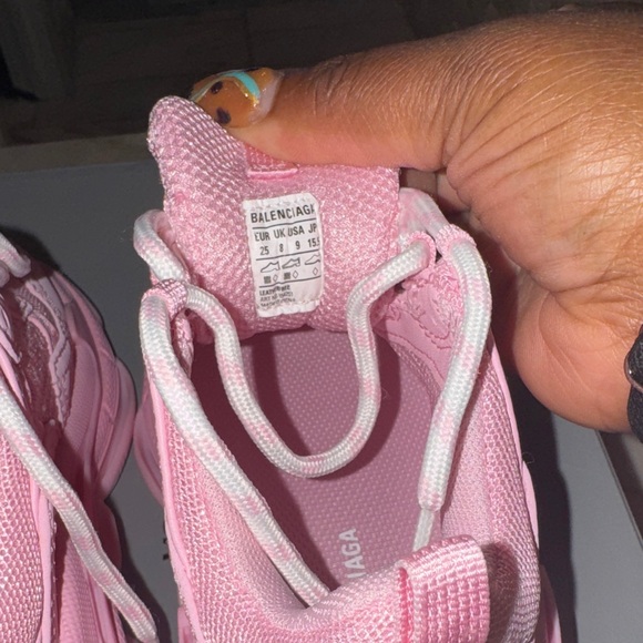 Balenciaga Kids Light Pink Sneakers - Picture 5 of 6